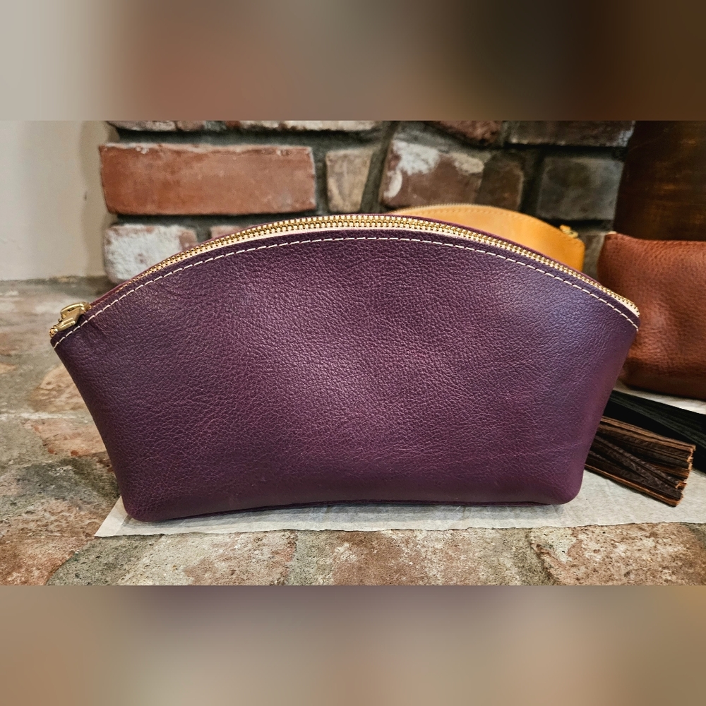 New Portland leather goods plum total eclipse